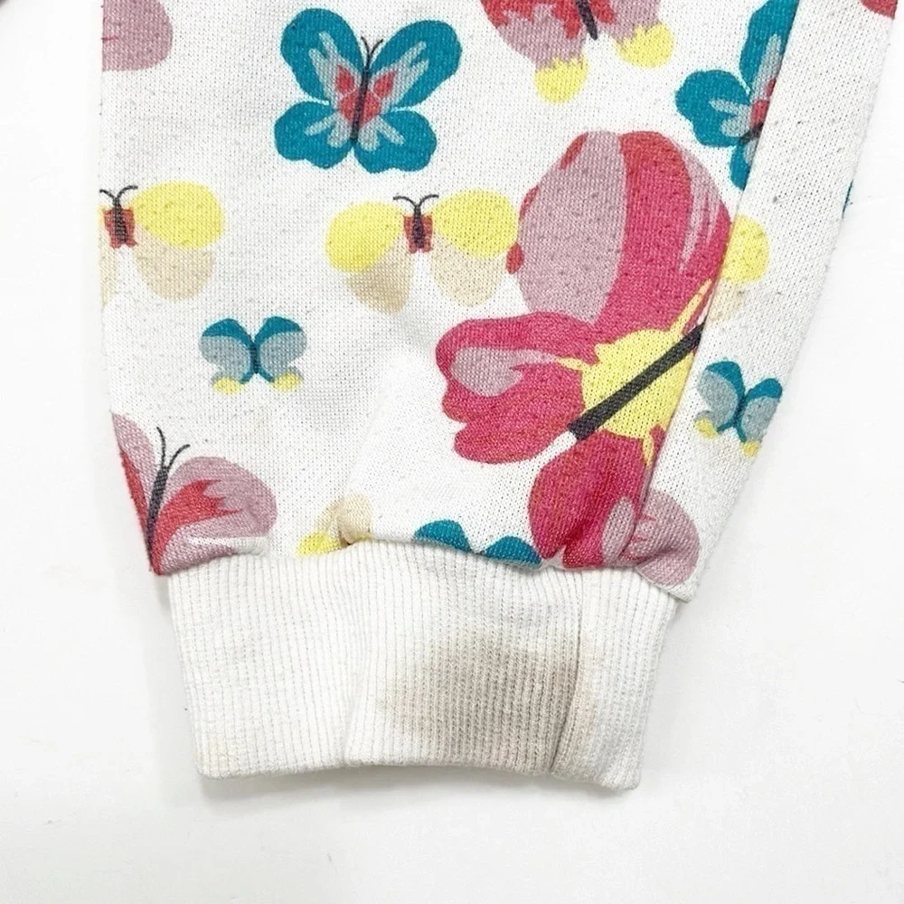 SHEIN toddler girls butterfly print matching set